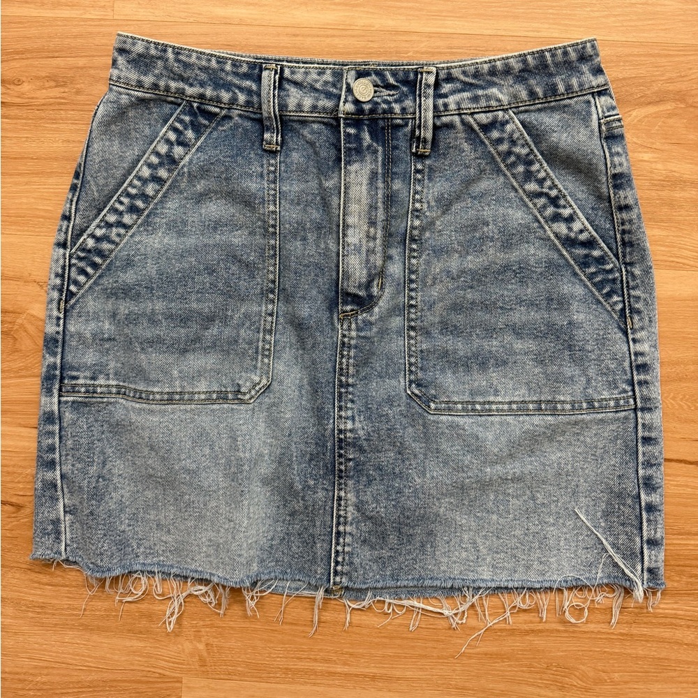 Denim Mini Skirt